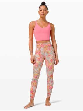 lululemon Pink Multi Floral High-Rise align Leggings